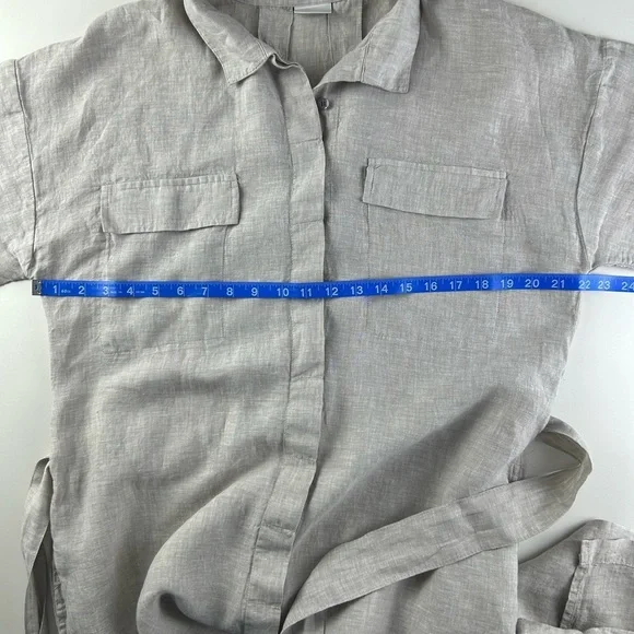 MILOOK Women’s Tina Dress  Size M 100% Linen. - Picture 14 of 17